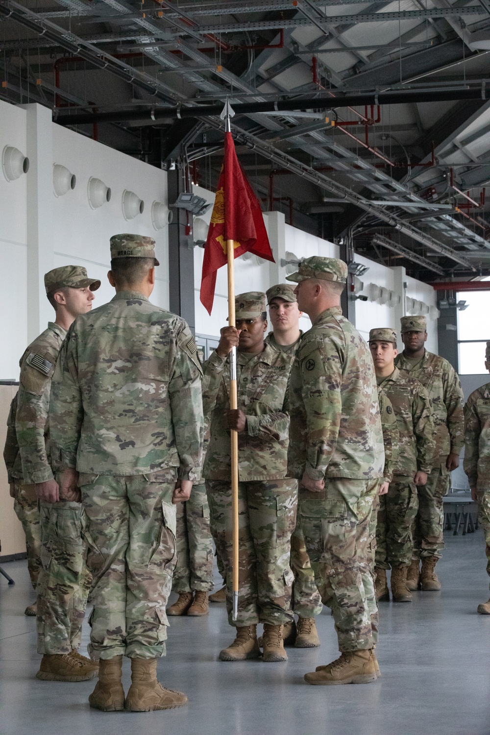 329th Movement Control Team's change of command ceremony