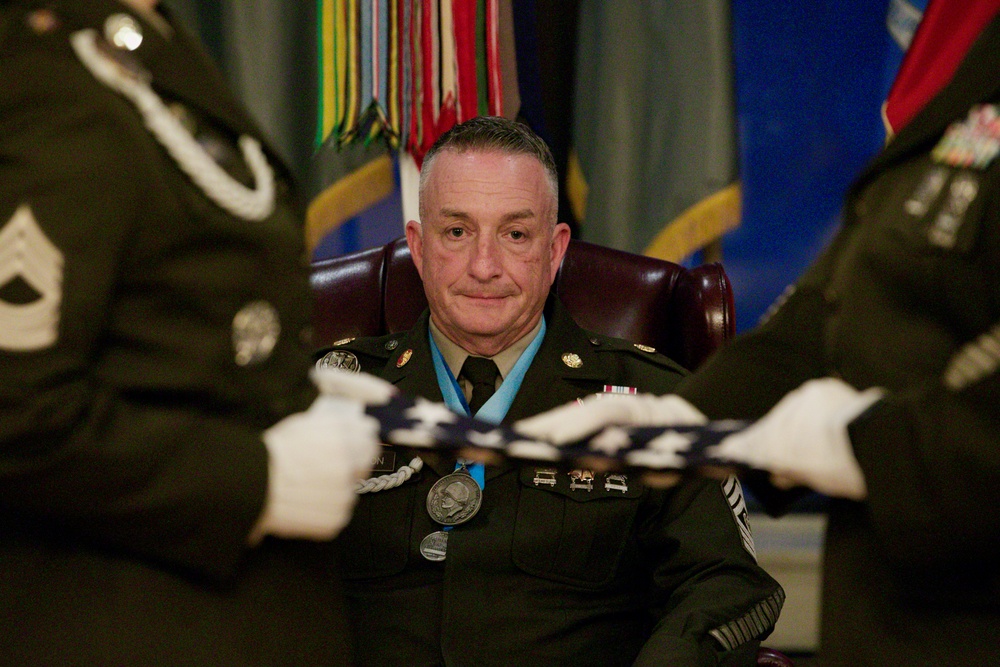 MIRC Command Sergeant Major retires in ceremony held at Fort Belvoir