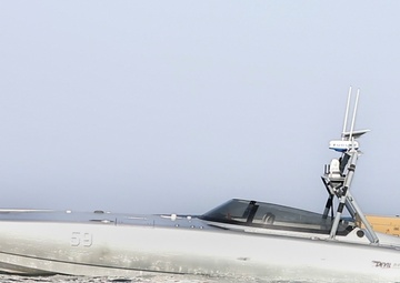 Task Force 59 Operates Unmanned Systems with USS Indianapolis in the Arabian Gulf During Exercise Digital Talon