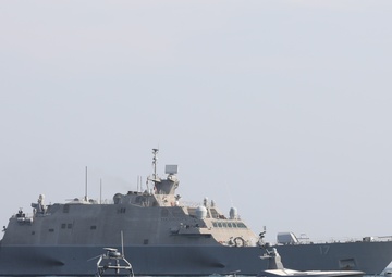 Task Force 59 Operates Unmanned Systems with USS Indianapolis in the Arabian Gulf During Exercise Digital Talon