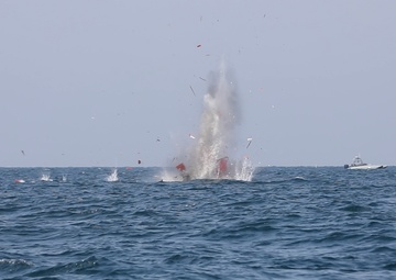 Task Force 59 Operates Unmanned Systems with USS Indianapolis in the Arabian Gulf During Exercise Digital Talon