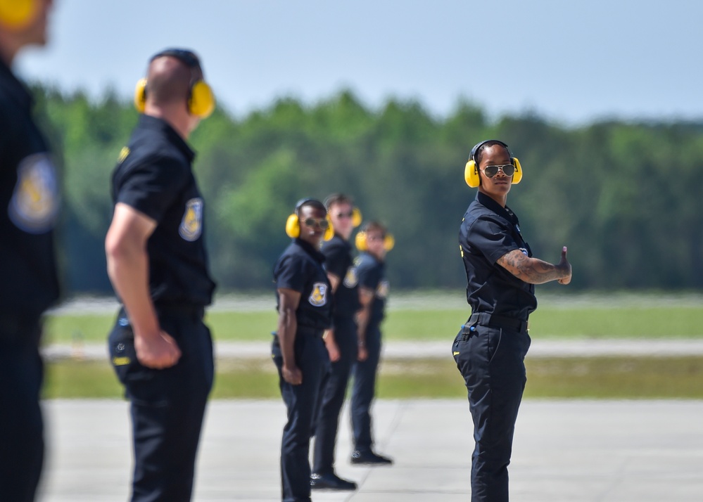 Navy Flight Demonstration Squadron Performs in Beaufort, SC.