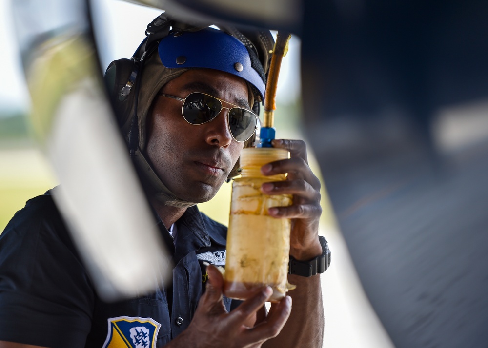 Navy Flight Demonstration Squadron Performs in Beaufort, SC.