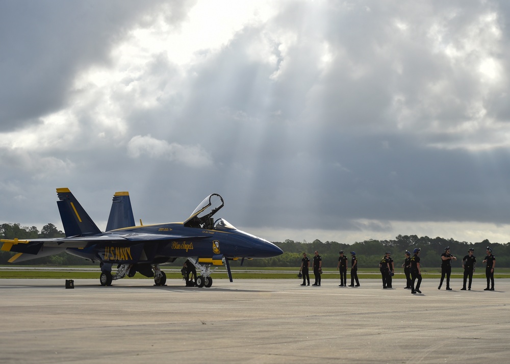 Navy Flight Demonstration Squadron Performs in Beaufort, SC.