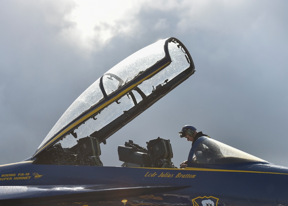 Navy Flight Demonstration Squadron Performs in Beaufort, SC.