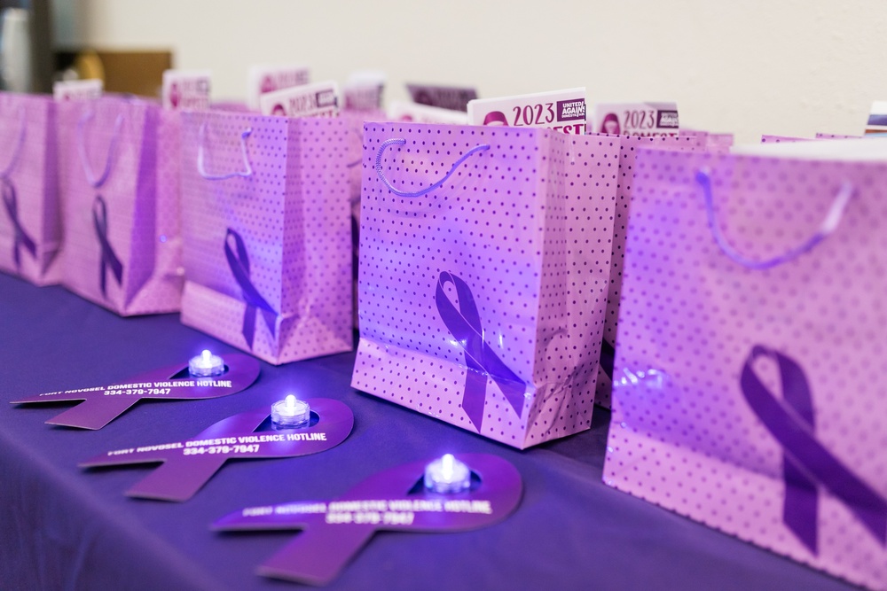Fort Novosel stands united against domestic violence
