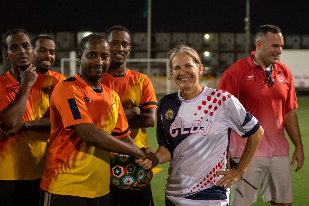 CJTF-HOA shares Thanksgiving spirit with Djibouti through Turkey Bowl