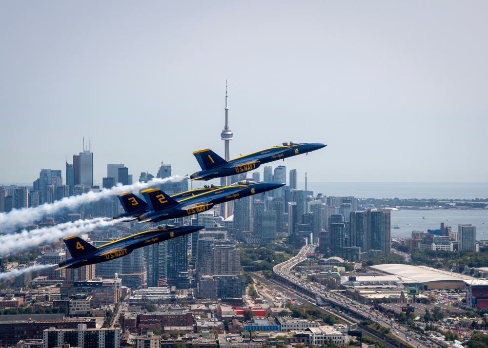 Navy Flight Demonstration Squadron Performs in Toronto, Canada