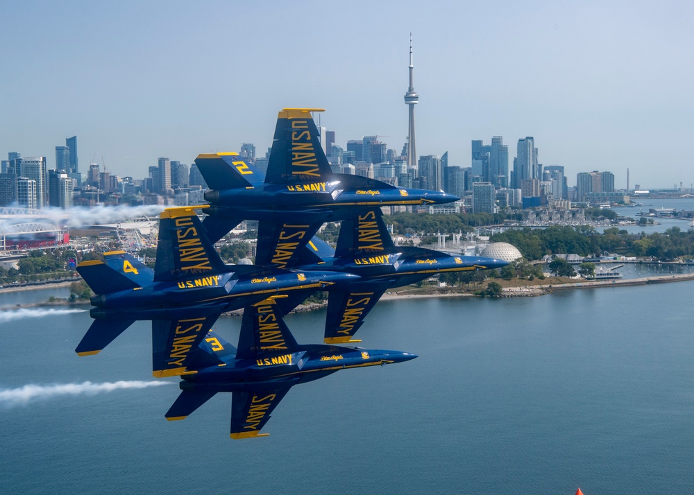 Navy Flight Demonstration Squadron Performs in Toronto, Canada