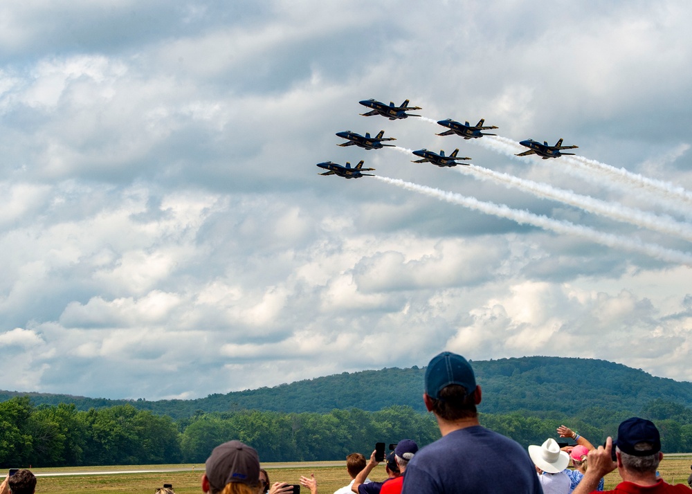 Blue Angels Perform at the New York Air Show.