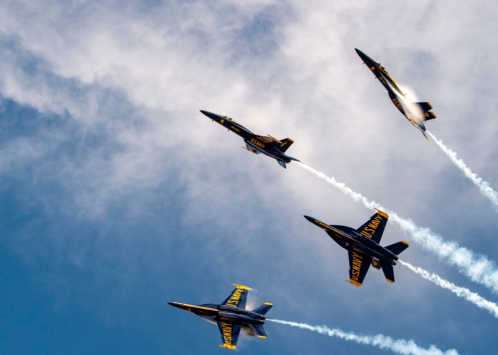 Blue Angels Perform at the New York Air Show.