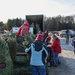 NY National Guard Soldiers Volunteer to Load Trees for Troops