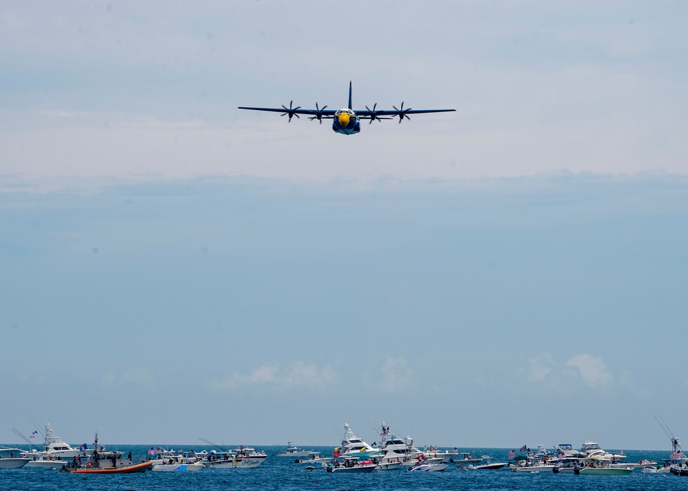 Blue Angels Perform at the Pensacola Beach Air Show.