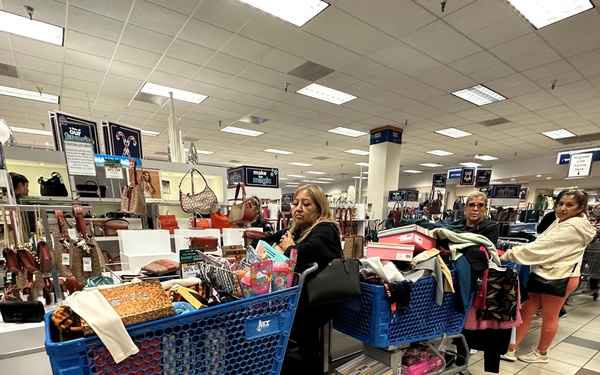 Patrons Shopped ‘til they Dropped at the NEX