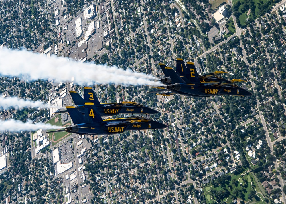 Blue Angels Perform at the Yellowstone International Air Show.