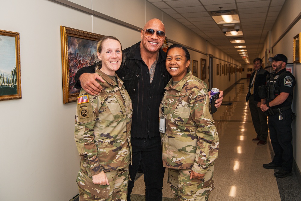 Dwayne &quot;The Rock&quot; Johnson Visits the Pentagon