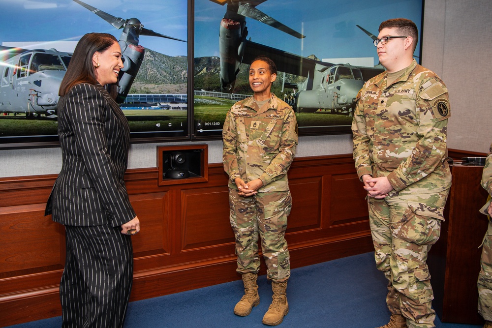 Dwayne &quot;The Rock&quot; Johnson Visits the Pentagon