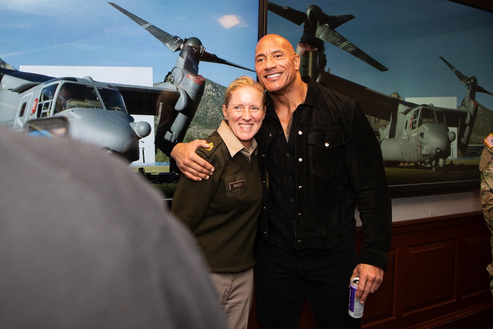 Dwayne &quot;The Rock&quot; Johnson Visits the Pentagon