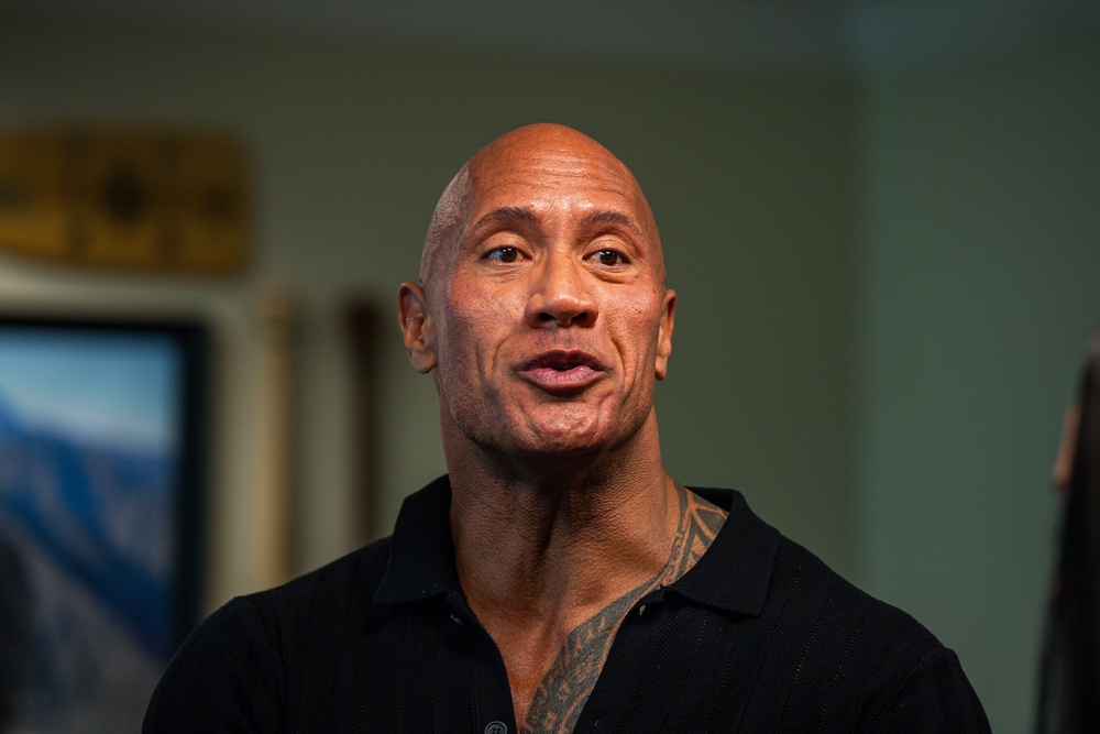 Dwayne &quot;The Rock&quot; Johnson Visits the Pentagon