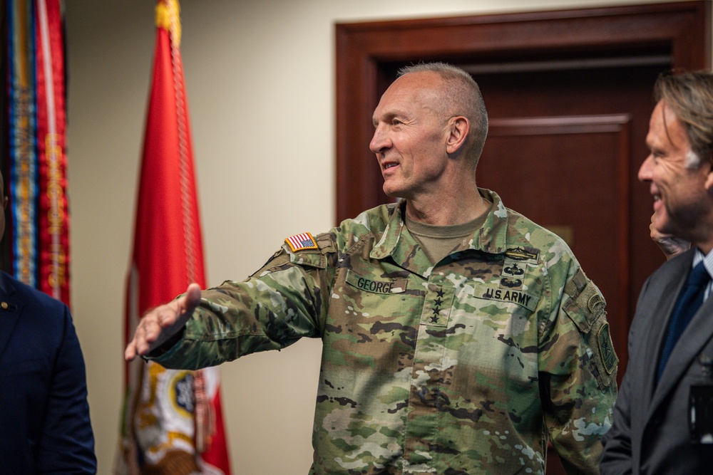 Dwayne &quot;The Rock&quot; Johnson Visits the Pentagon