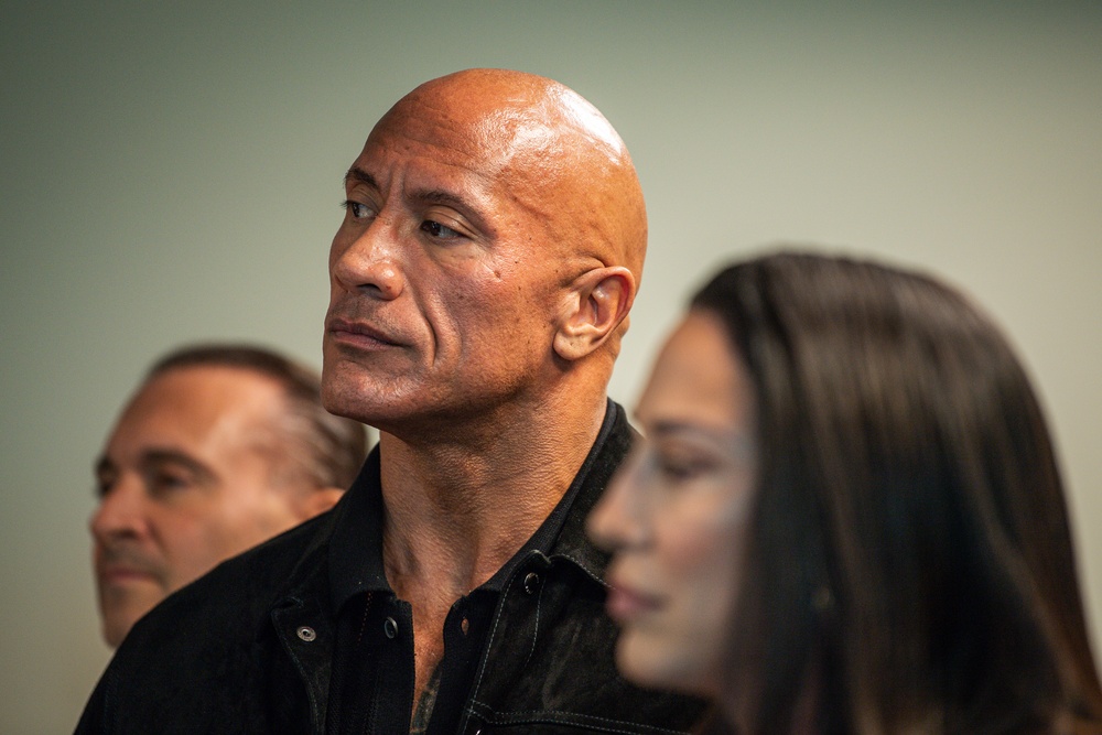 Dwayne &quot;The Rock&quot; Johnson Visits the Pentagon