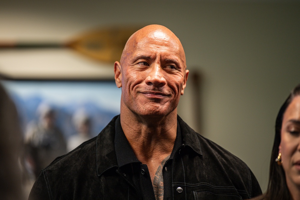 Dwayne &quot;The Rock&quot; Johnson Visits the Pentagon