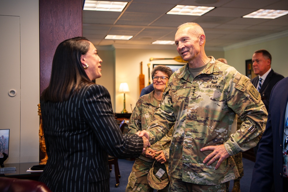 Dwayne &quot;The Rock&quot; Johnson Visits the Pentagon