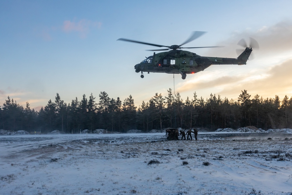 DVIDS - Images - CLB-6 and Finnish Service Members Conduct Helicopter ...