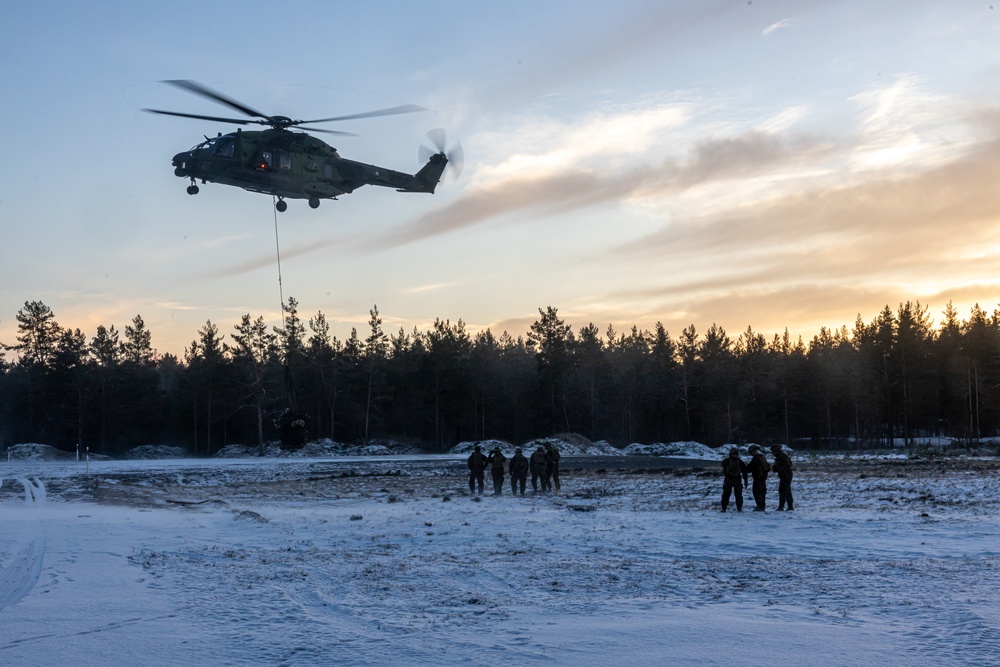 DVIDS - Images - CLB-6 and Finnish Service Members Conduct Helicopter ...