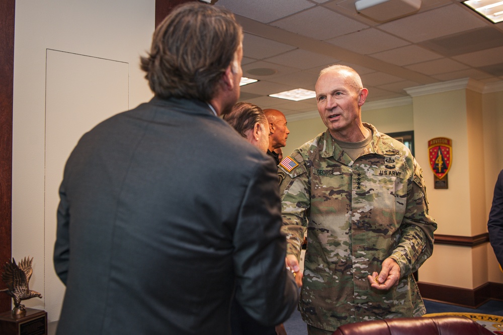 Dwayne &quot;The Rock&quot; Johnson Visits the Pentagon