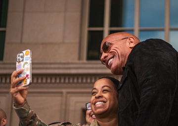 Dwayne &quot;The Rock&quot; Johnson Visits the Pentagon