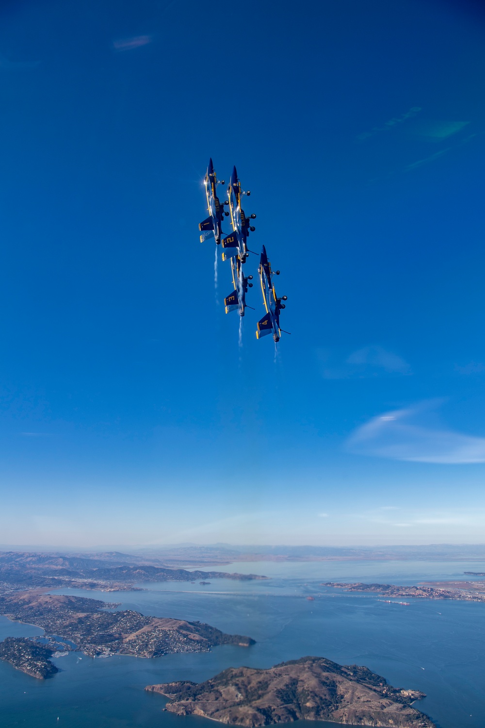 Blue Angels Perform at the Sea and Sky Air Show.