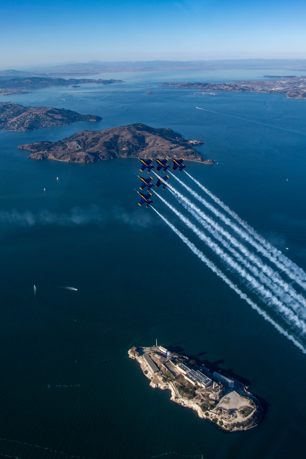 Blue Angels Perform at the Sea and Sky Air Show.