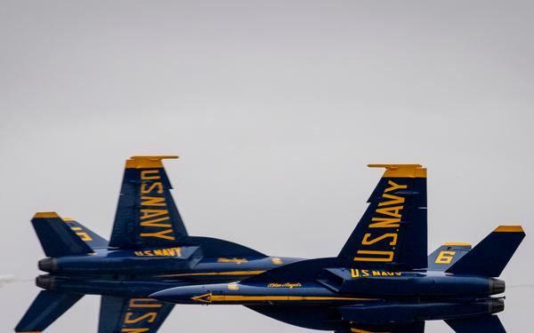 Navy Flight Demonstration Squadron Performs in Greenville, IN.