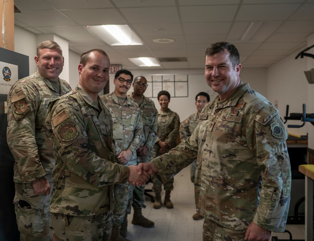 23rd Wing commander visits 23rd OSS Air Flight Equipment shop