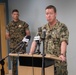 U.S. Navy and Marine Corps Hold Press Conference for Downed P-8A Poseidon in KaneoheBay.