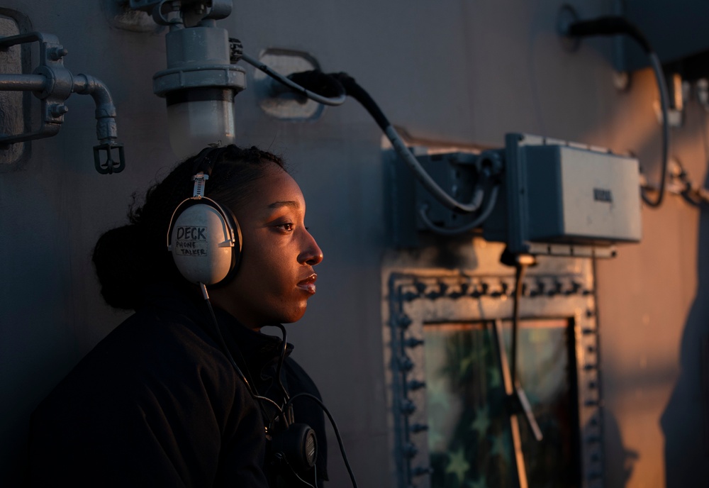 Theodore Roosevelt Refuels John S. McCain At Sea