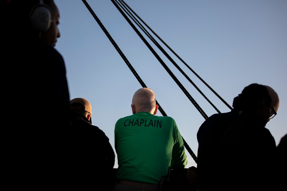 Theodore Roosevelt Refuels John S. McCain At Sea