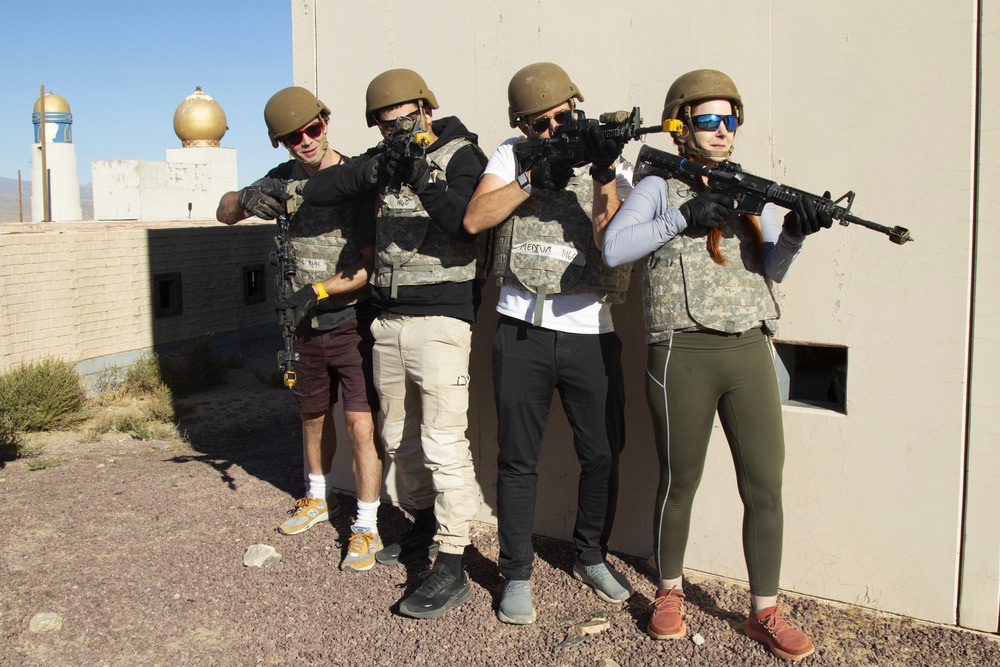 Distinguished Guests tour the Box at NTC