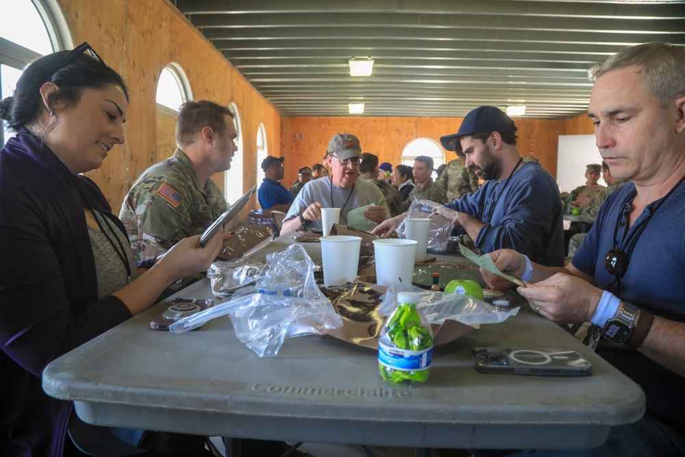 Distinguished  Guests tour the Box at NTC