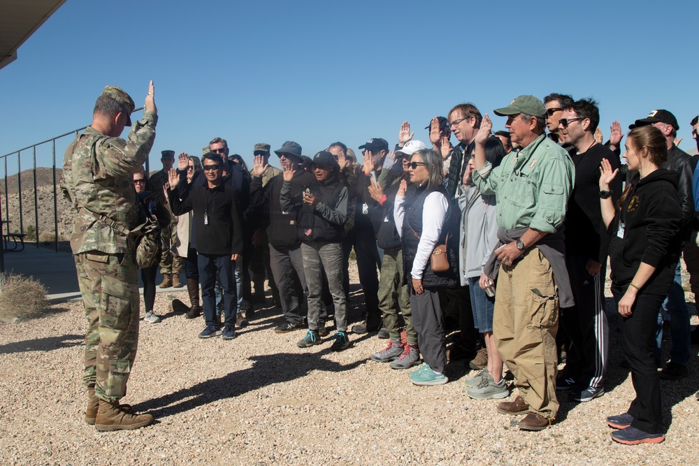 Distinguished Guests visit Fort Irwin NTC