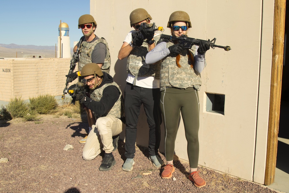 Distinguished  guests tour the Box at NTC