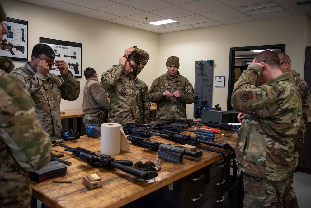 128th Air Refueling Wing Security Forces Squadron gear up for its annual augmentee training program