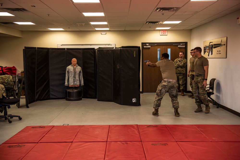 128th Air Refueling Wing Security Forces Squadron gear up for its annual augmentee training program