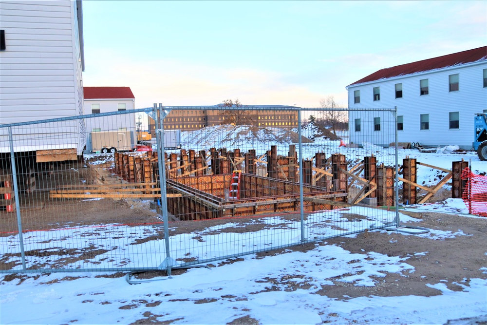 Contractors finish moving World War II-era barracks buildings to new foundations at Fort McCoy