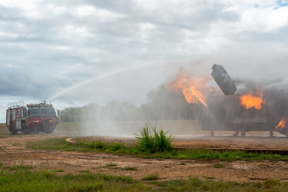 Barking Sands Fire and Emergencey Services Completes Live-Fire Training.