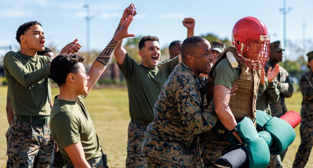 Champion of the Ring: Marines compete in pugil stick bouts