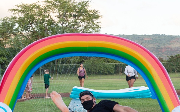 PMRF's Morale, Welfare, and Recreation Hosts Slip-and-Slide Kickball.