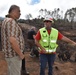 Maui Mayor and FEMA Region Administrator tour Kula HI debris removal work