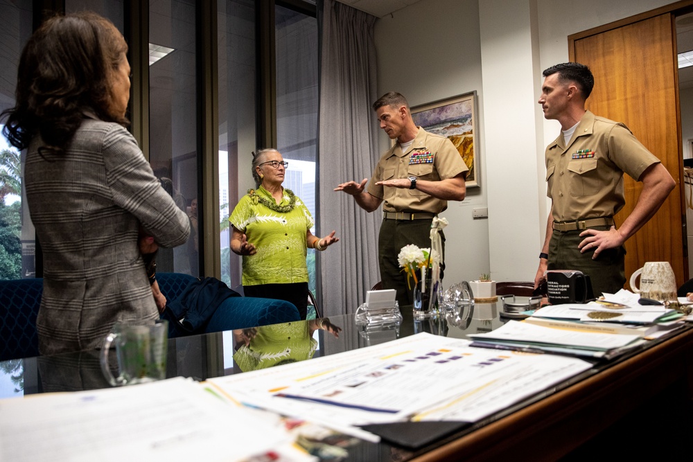 Addressing Pu’uloa Range Concerns:  MCBH Commanding Officer and Hawaii State Representative Come Together at Joint Press Conference